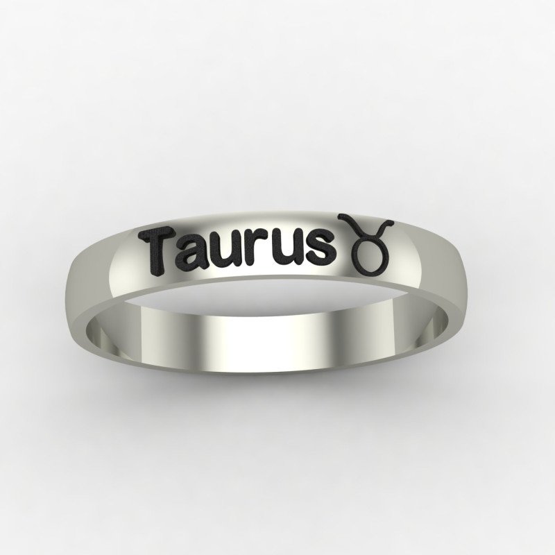 Taurus Zodiac Sign Ring Taurus Zodiac Sign Ring