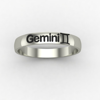 Gemini Zodiac Sign Ring