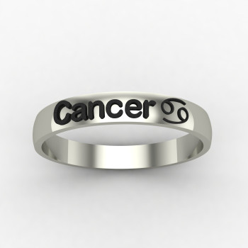 Cancer Zodiac Sign Ring