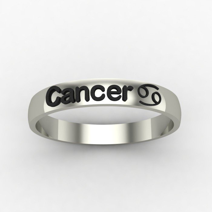 Cancer Zodiac Sign Ring Cancer Zodiac Sign Ring