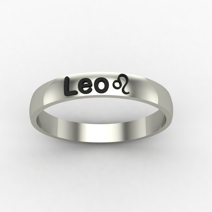 Leo Zodiac Sign Ring Leo Zodiac Sign Ring
