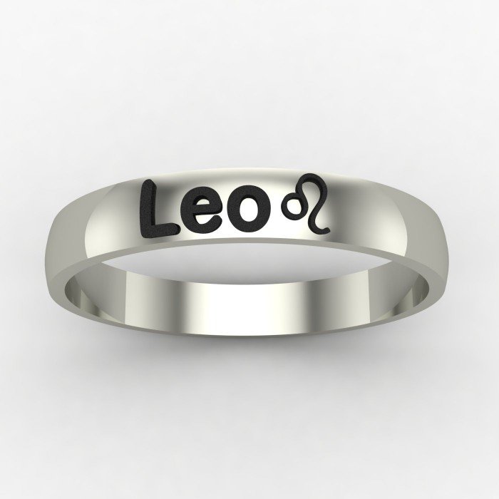 Leo Zodiac Sign Ring Leo Zodiac Sign Ring