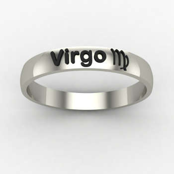 Virgo Zodiac Sign Ring