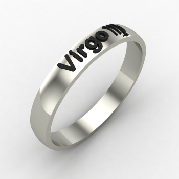 Virgo Zodiac Sign Ring