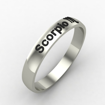 Scorpio Zodiac Sign Ring