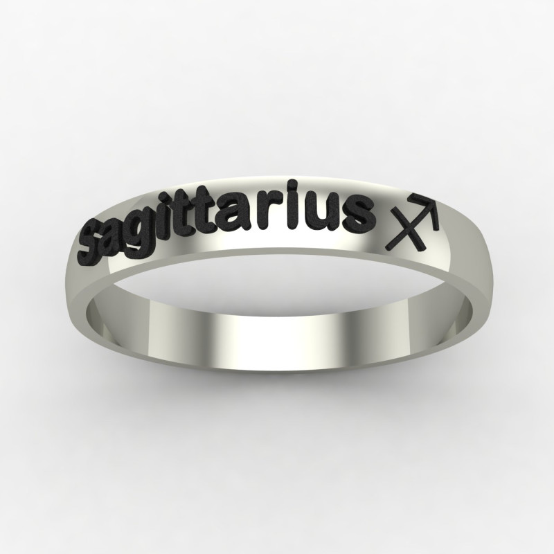 Sagittarius Zodiac Sign Ring Sagittarius Zodiac Sign Ring