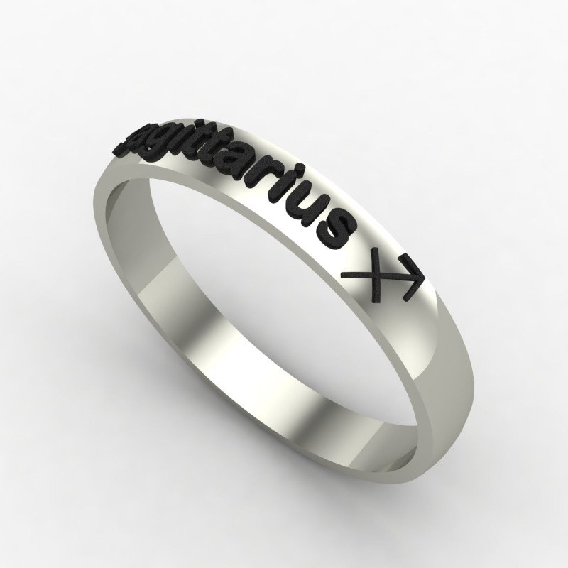Sagittarius Zodiac Sign Ring Sagittarius Zodiac Sign Ring