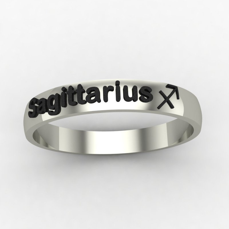 Sagittarius Zodiac Sign Ring Sagittarius Zodiac Sign Ring