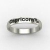 Capricorn Zodiac Sign Ring