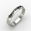 Capricorn Zodiac Sign Ring