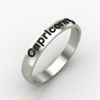 Capricorn Zodiac Sign Ring