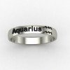Aquarius Zodiac Sign Ring