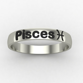 Pisces Zodiac Sign Ring