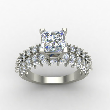 Princess Diamond Engagement Ring
