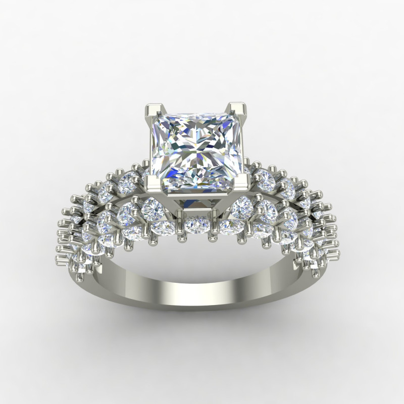 Princess Diamond Engagement Ring Princess Diamond Engagement Ring