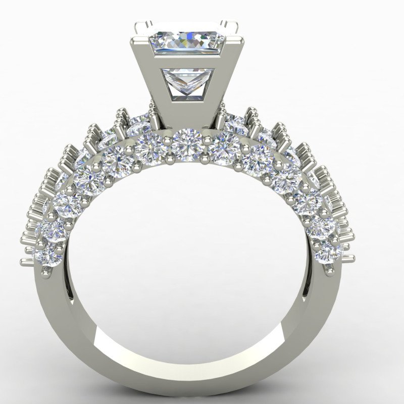Princess Diamond Engagement Ring Princess Diamond Engagement Ring