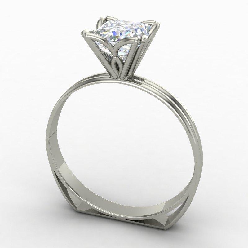 Pretty Princess Cut Solitaire Ring Pretty Princess Cut Solitaire Ring