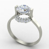 Affordable Silver Solitaire Ring