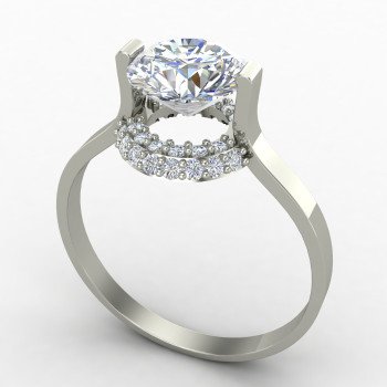 Affordable Silver Solitaire Ring