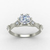 Silver Solitaire Ring for Wedding Proposal