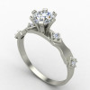 Silver Solitaire Ring for Wedding Proposal