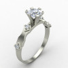 Silver Solitaire Ring for Wedding Proposal