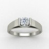 Silver Solitaire Engagement Ring Silver Solitaire Engagement Ring
