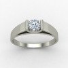 Silver Solitaire Engagement Ring Silver Solitaire Engagement Ring