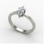 Marquise-Cut Diamond Solitaire Ring
