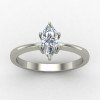 Marquise-Cut Diamond Solitaire Ring