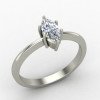 Marquise-Cut Diamond Solitaire Ring