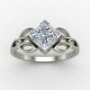 Princess-Cut Solitaire Engagement Ring