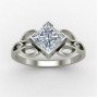 Princess-Cut Solitaire Engagement Ring