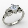 Princess-Cut Solitaire Engagement Ring