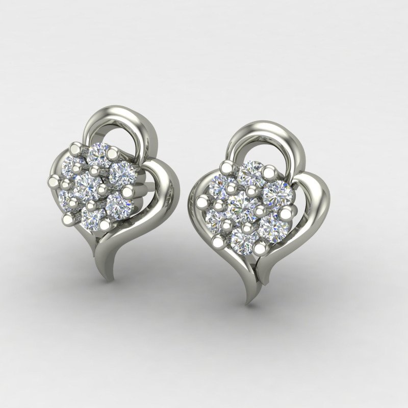 Cluster Stud Earring