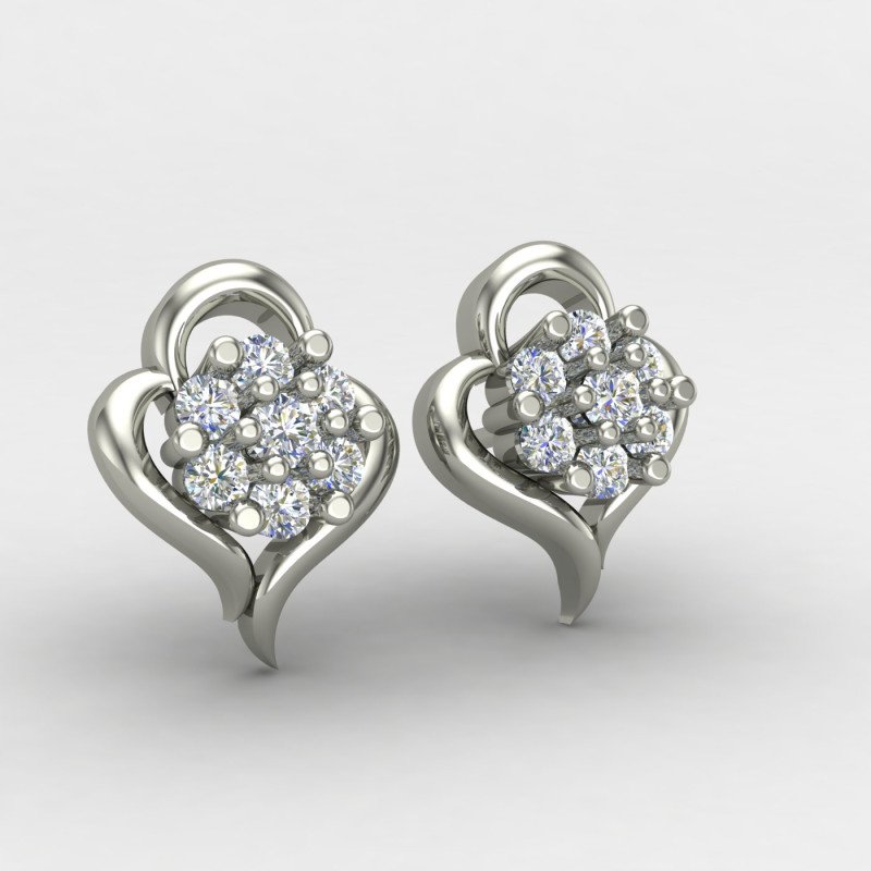 Cluster Stud Earring