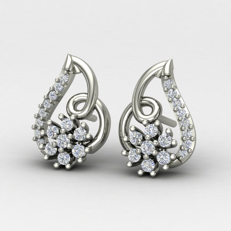Casual Silver Earring