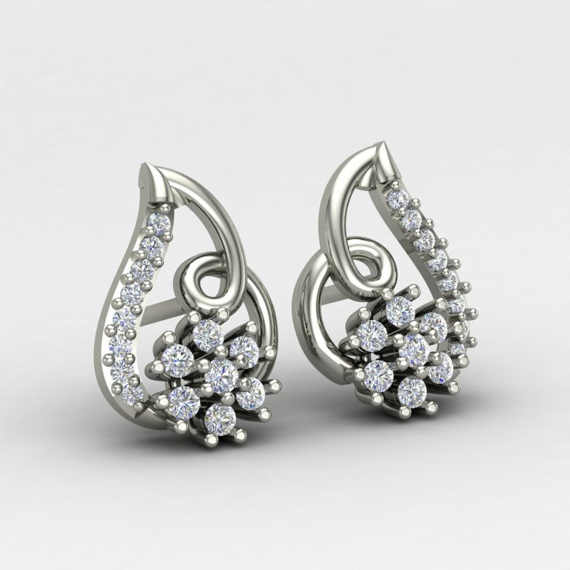 Casual Silver Earring