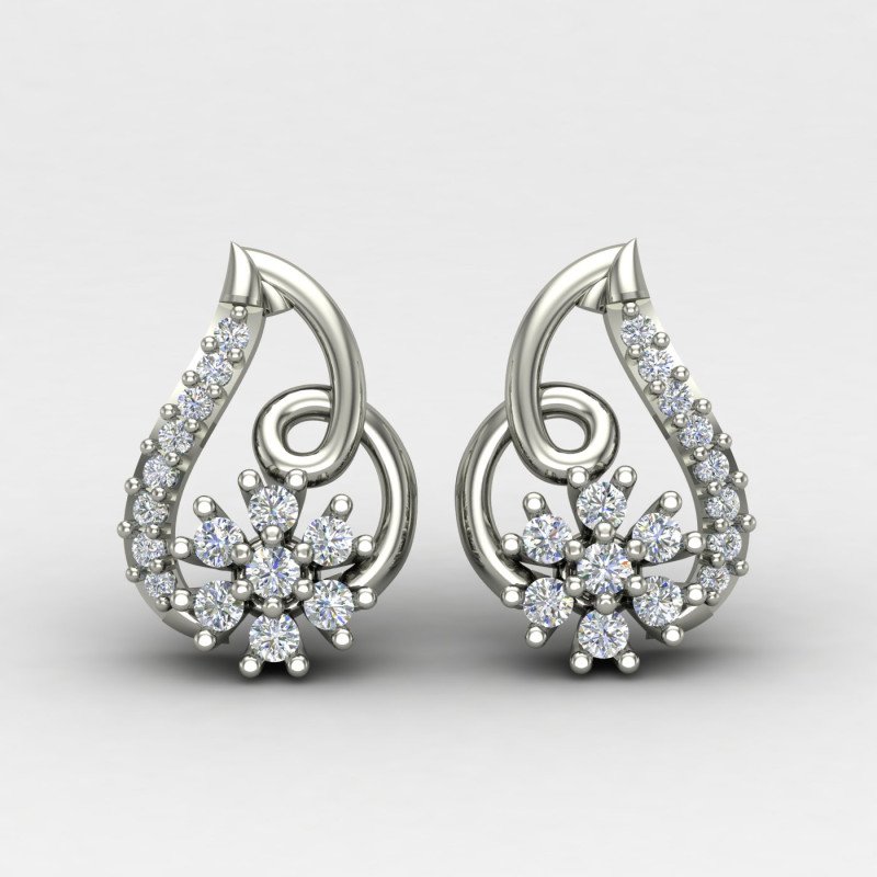 Casual Silver Earring