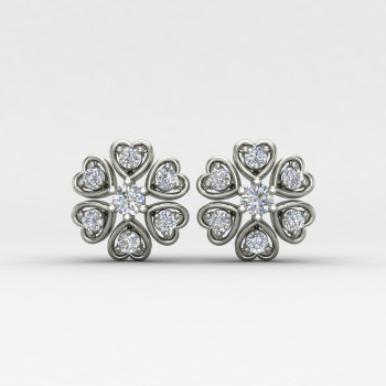 Silver Heart Earring