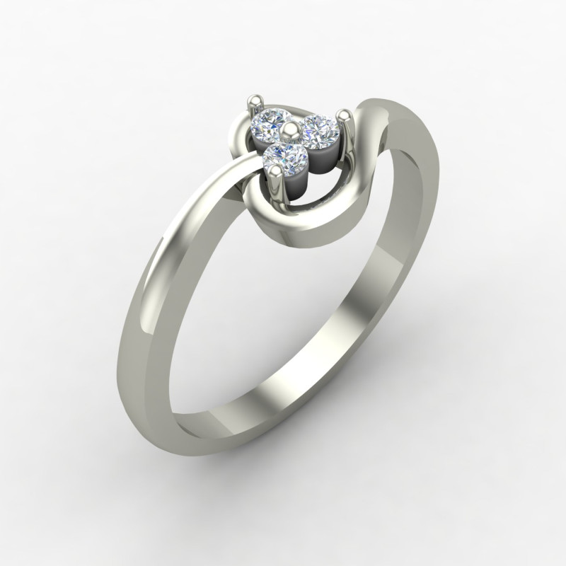 Heart Ring Silver