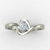 Heart Ring Silver
