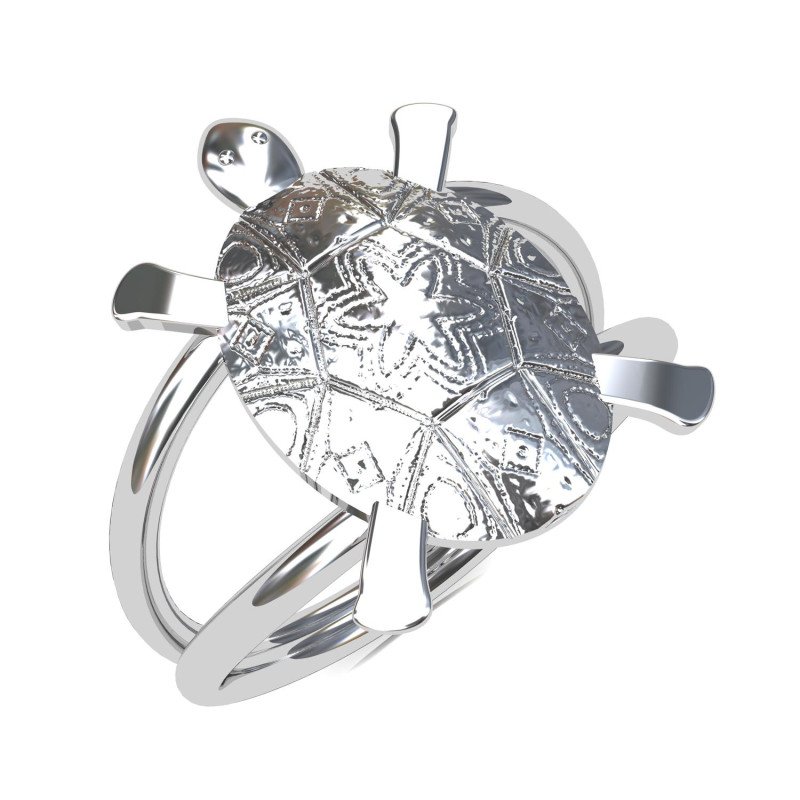 Silver Tortoise Ring Silver Tortoise Ring