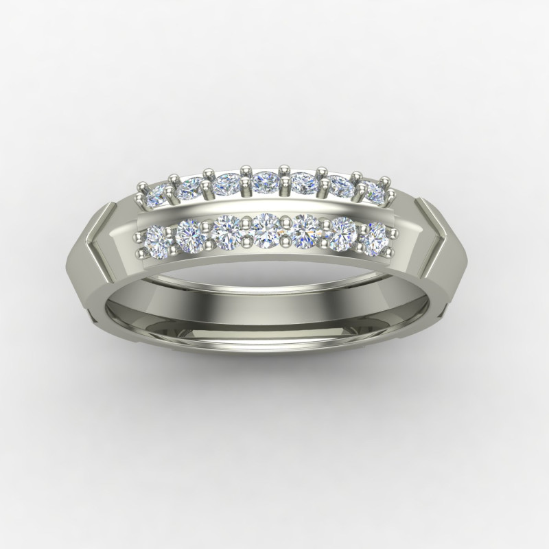 Unisex Silver Band Ring Unisex Silver Band Ring