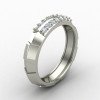 Unisex Silver Band Ring Unisex Silver Band Ring