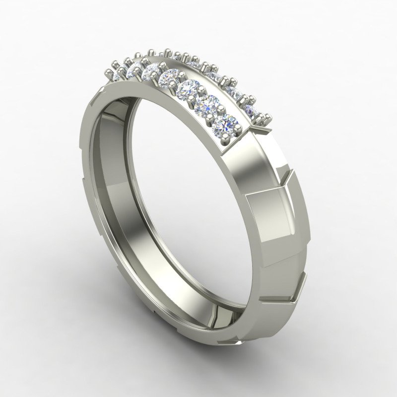 Unisex Silver Band Ring Unisex Silver Band Ring