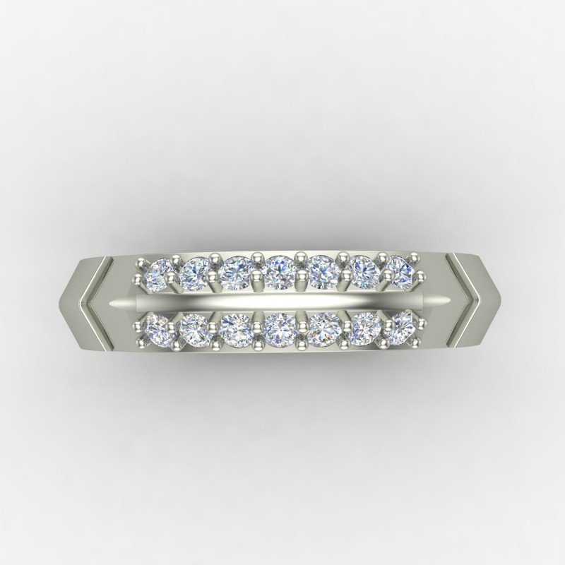 Unisex Silver Band Ring Unisex Silver Band Ring