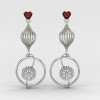 Bridal Silver Earring