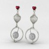 Bridal Silver Earring
