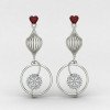 Bridal Silver Earring